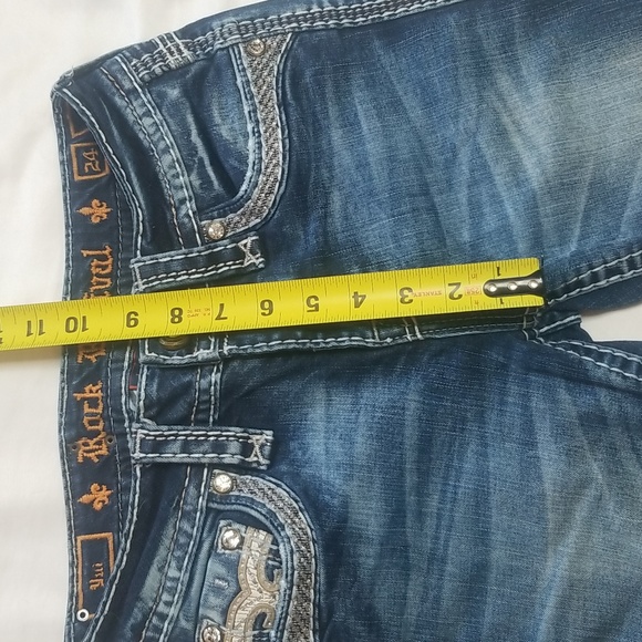 Rock Revival Yui Bootcut Denim Blue Jeans - Picture 6 of 9